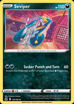 Lost Origin Seviper #116 card