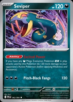 Phantasmal Flames Seviper #62 card