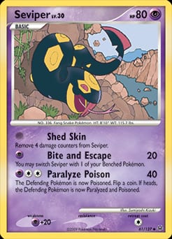 Platinum Seviper #61 card