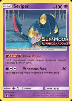 SM Black Star Promos Seviper #SM46 card