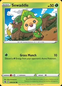 Fusion Strike Sewaddle #9 card