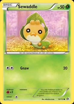 Legendary Treasures Sewaddle #10 card