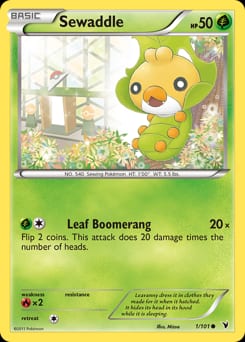 Noble Victories Sewaddle #1 card