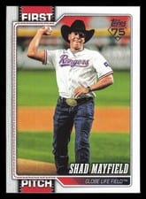 2026 Topps First Pitch Autographs Shad Mayfield #FP-1 card