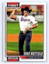 2026 Topps First Pitch Shad Mayfield #FP-1 card