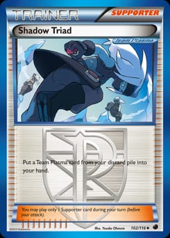 Plasma Freeze Shadow Triad #102 card