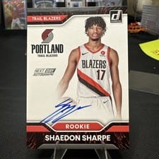 2022-23 Donruss Next Day Autographs Shaedon Sharpe #ND-SST card