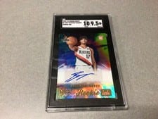 2022-23 Hoops Rookie Ink Shaedon Sharpe #RI-SSP card