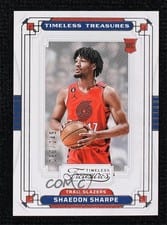 2022-23 Panini Chronicles Base Set Shaedon Sharpe #341 card
