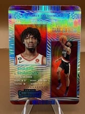 2022-23 Panini Contenders Permit to Dominate Shaedon Sharpe #23 card