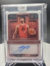 2022-23 Panini One and One Rookie Autographs Shaedon Sharpe #RA-SHS card