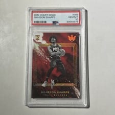 2022 Panini Court Kings Shaedon Sharpe #185 card