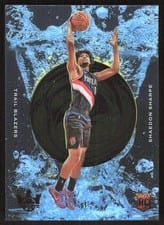 2022 Panini Court Kings Acetate Rookies Shaedon Sharpe #18 card
