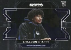 2022 Panini Prizm Draft Picks Base Set Shaedon Sharpe #54 card