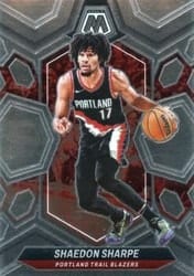 2023-24 Panini Mosaic Base Set Shaedon Sharpe #177 card
