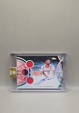 2025-26 Topps 3 Veteran 3 Patch Autographs Shaedon Sharpe #V3A-SS card