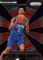 2018-19 Panini Prizm Freshman Phenoms Shai Gilgeous-Alexander #15 card