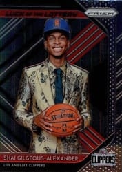 2018-19 Panini Prizm Luck of the Lottery Shai Gilgeous-Alexander #11 card