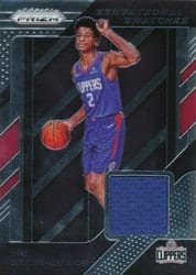 2018-19 Panini Prizm Sensational Swatches Shai Gilgeous-Alexander #95 card
