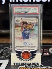 2018 Panini Court Kings Heir Apparent Autographs Shai Gilgeous Alexander #SGA card