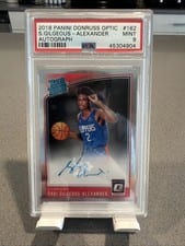 2018 Panini Donruss Optic Rated Rookies Signatures Shai Gilgeous-Alexander Autograph #162 card