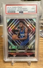 2018 Panini Prizm Emergent Shai Gilgeous Alexander #11 card