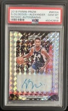 2018 Panini Prizm Mosaic Autographs Shai Gilgeous Alexander #MO-SA card