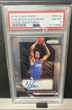 2018 Panini Prizm Rookie Signatures Shai Gilgeous Alexander #RSSGA card