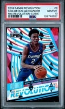 2018 Panini Revolution Rookie Shai Gilgeous Alexander Cubic #8 card