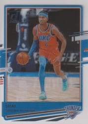 2020-21 Clearly Donruss Base Set Shai Gilgeous-Alexander #43 card