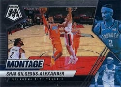 2020-21 Panini Mosaic Montage Shai Gilgeous-Alexander #15 card