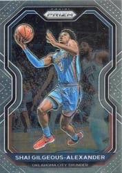 2020-21 Panini Prizm Base Set Shai Gilgeous-Alexander #118 card