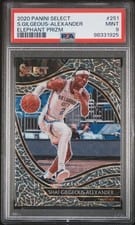 2020 Panini Select Shai Gilgeous Alexander Elephant Prizm #251 card