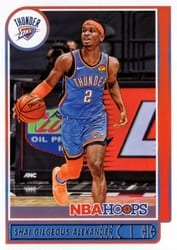 2021-22 Hoops Base Set Shai Gilgeous-Alexander #3 card
