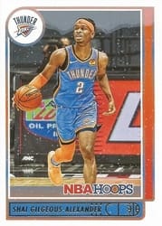 2021-22 Hoops Winter Base Set Shai Gilgeous-Alexander #3 card