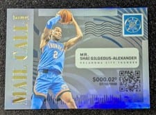 2021-22 Panini Illusions Mail Call Shai Gilgeous-Alexander #4 card