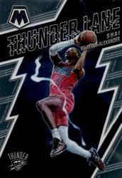 2021-22 Panini Mosaic Thunder Lane Shai Gilgeous-Alexander #13 card