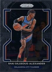 2021-22 Panini Prizm Base Set Shai Gilgeous-Alexander #238 card