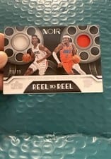 2022-23 Panini Noir Reel to Reel Memorabilia Shai Gilgeous-Alexander #RRM-SGA card