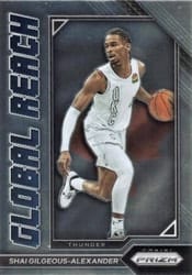 2022-23 Panini Prizm Global Reach Shai Gilgeous-Alexander #6 card