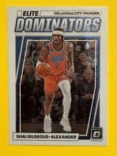 2022 Panini Donruss Optic Elite Dominators Shai Gilgeous Alexander #16 card