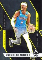 2023-24 Panini Phoenix Fade To Black Shai Gilgeous-Alexander #5 card