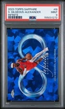 2023-24 Topps Chrome Sapphire Edition Infinite Shai Gilgeous-Alexander #I-9 card
