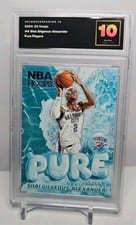 2024-25 Hoops Presentations Shai Gilgeous-Alexander #6 card