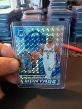 2024-25 Panini Mosaic Montage Shai Gilgeous-Alexander #18 card