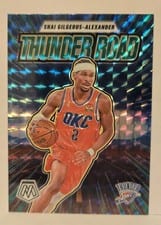 2024-25 Panini Mosaic Thunder Road Shai Gilgeous-Alexander #7 card