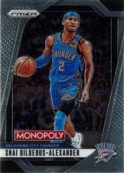 2024-25 Panini Prizm Monopoly Base Set Shai Gilgeous-Alexander #79 card