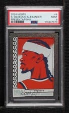 2024 Panini NBA Hoops Presentations Shai Gilgeous-Alexander #6 card