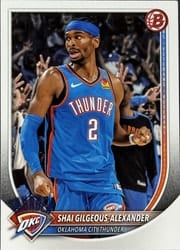 2025-26 Bowman Base Set Shai Gilgeous-Alexander #106 card
