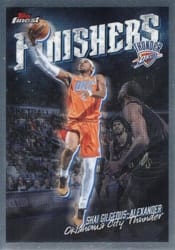 2025-26 Finest Finishers Shai Gilgeous-Alexander #FI-5 card